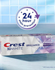 Crest 3D White Brilliance Bright Mint Teeth Whitening Toothpaste (Pack of 3)