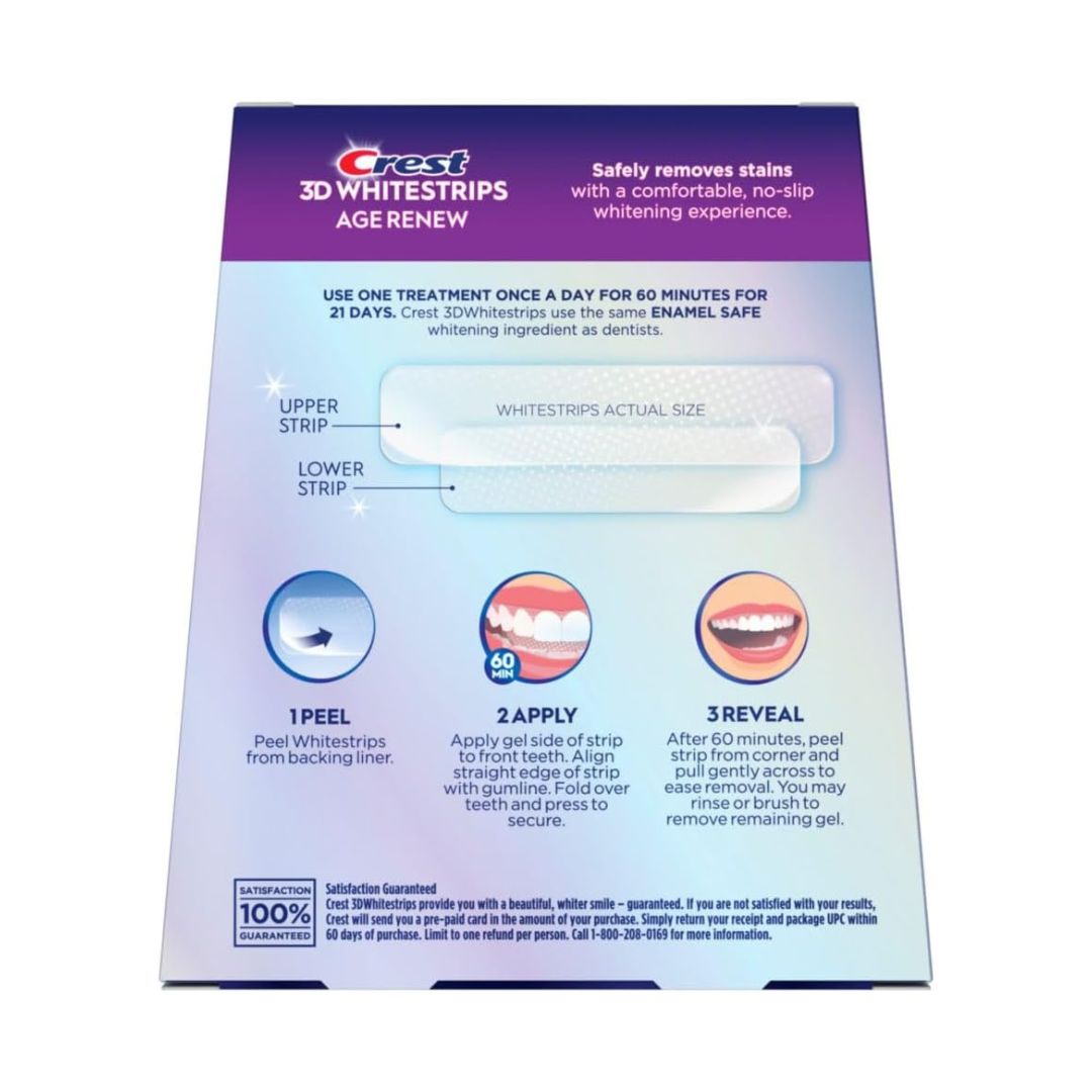 Crest 3D Whitestrips Age Renew Level 25 - Pearly Whites UK
