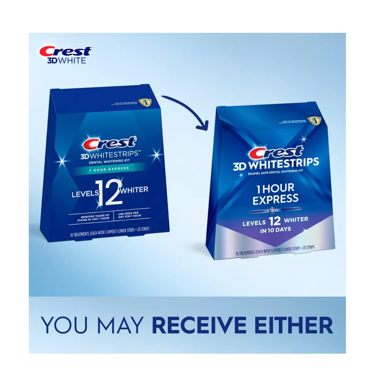 Crest 3D Whitestrips 1 Hour Express - Pearly Whites UK