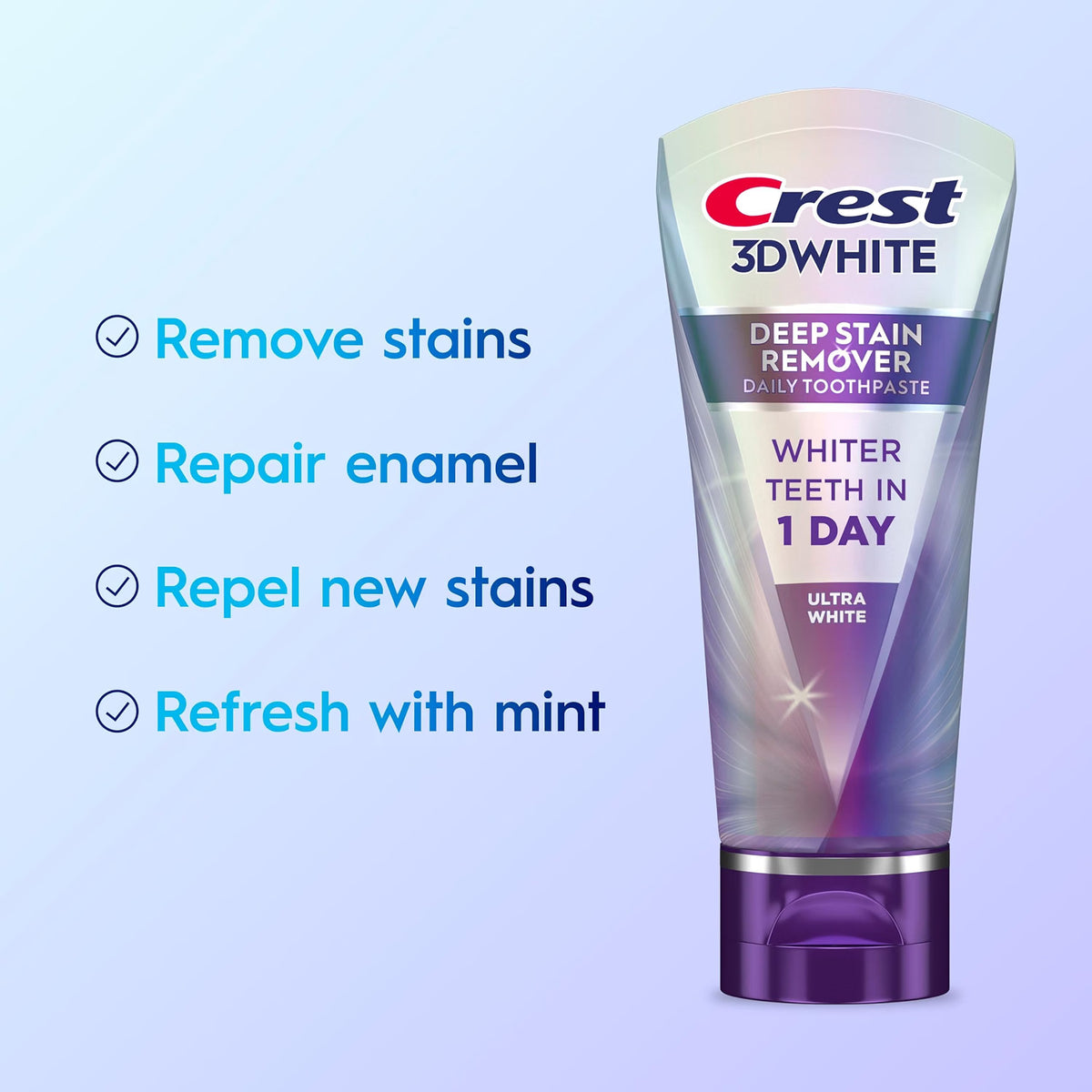 Crest 3D White Deep Stain Remover Toothpaste 2.1oz