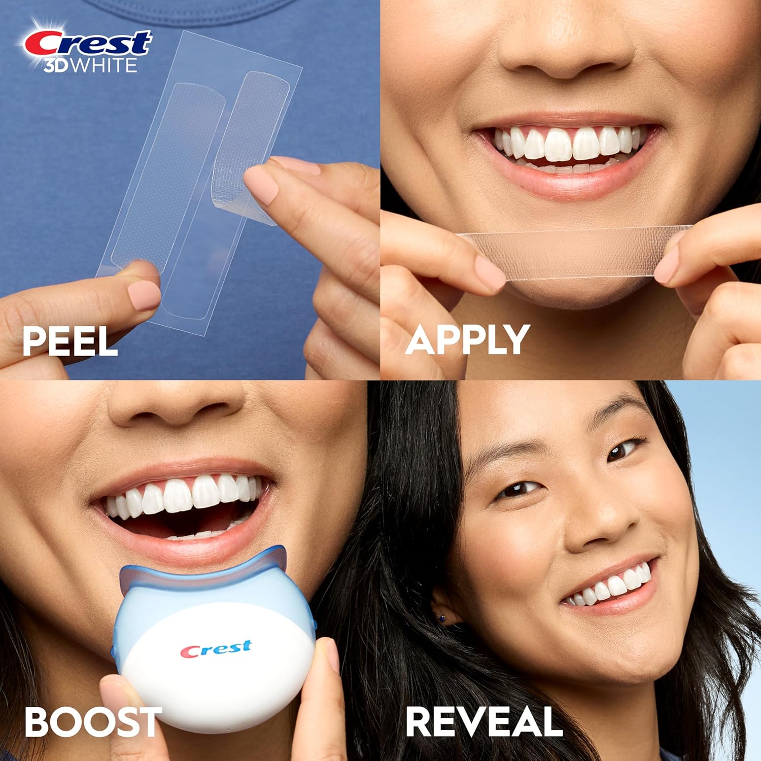 Crest 3D Whitestrips Radiant Express Plus Light - Pearly Whites UK
