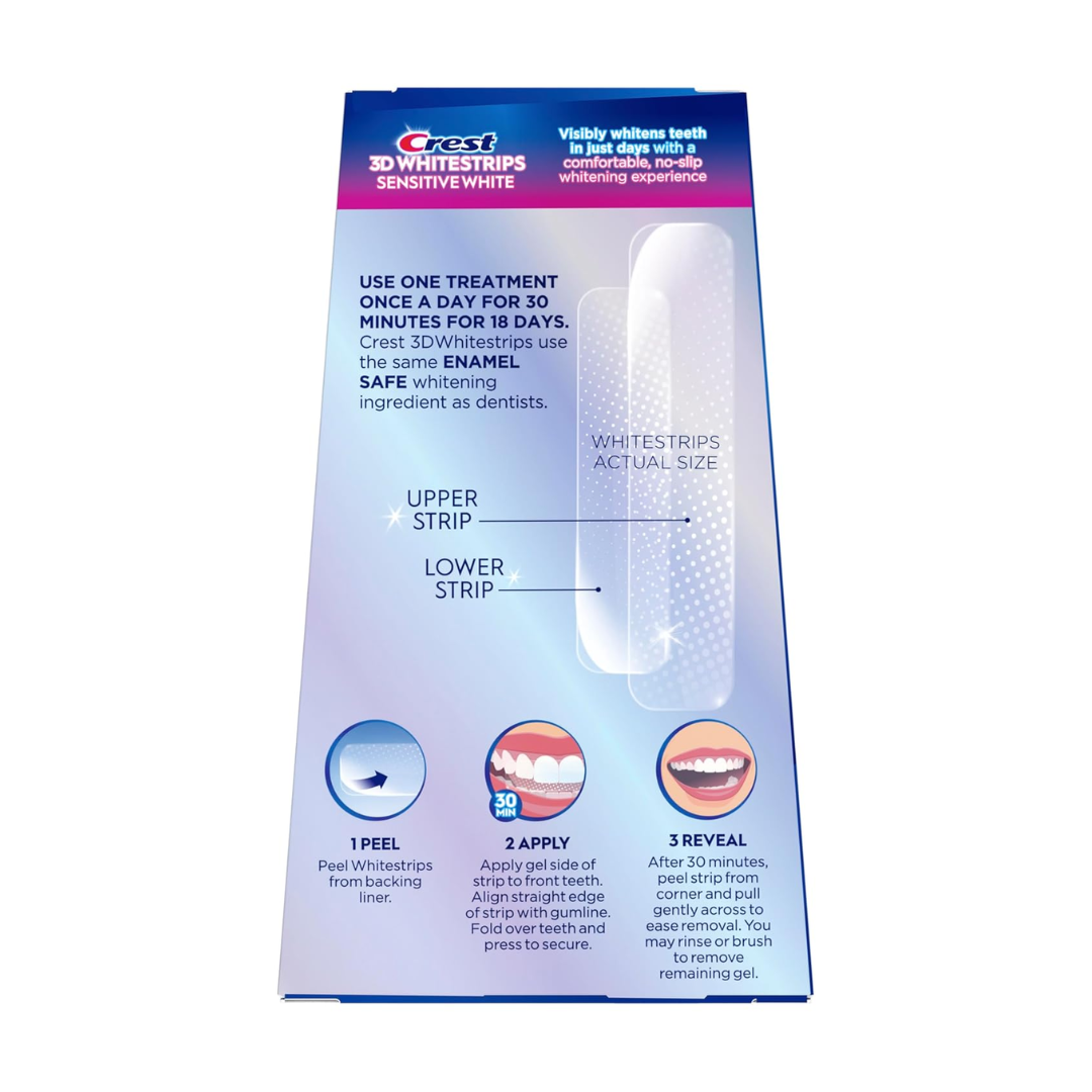 Crest 3D Whitestrips Sensitive White - Pearly Whites UK 