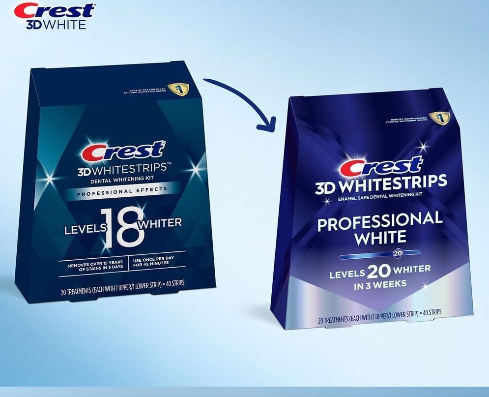 Crest 3D Whitestrips Professional White Level 20 - Pearly Whites UK