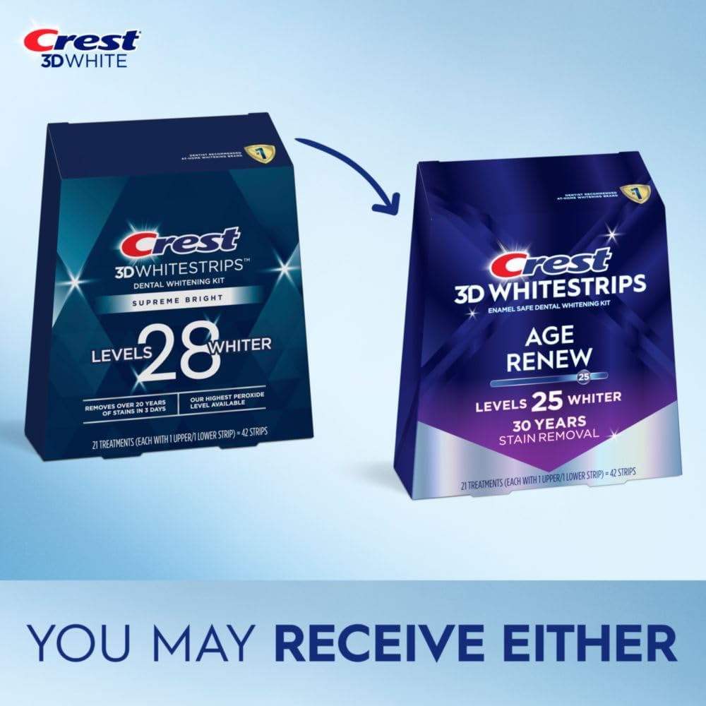 Crest 3D Whitestrips Age Renew Level 25 - Pearly Whites UK